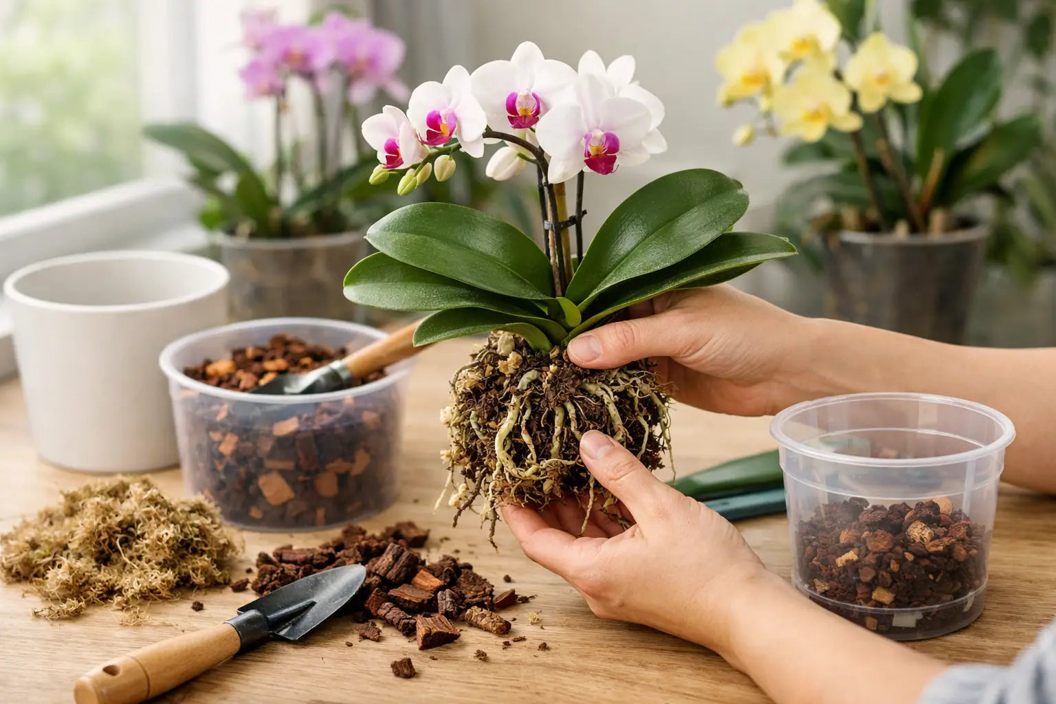 Cuándo trasplantar una orquídea sin fallar