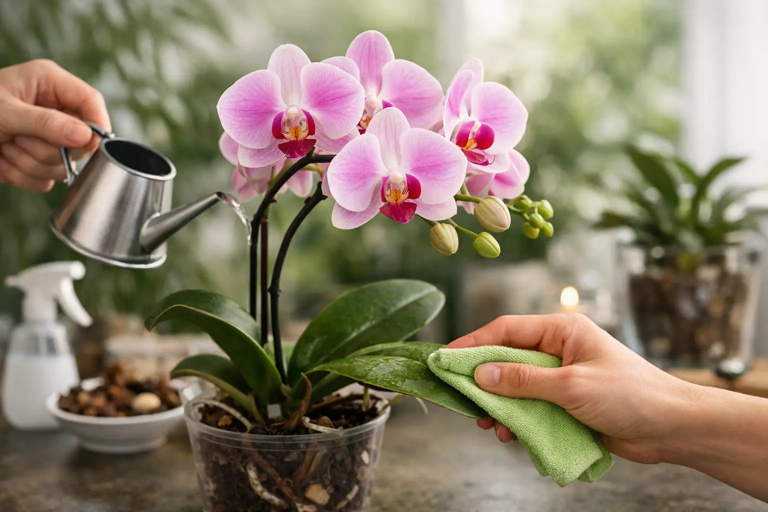 Orquídea Phalaenopsis: cuidados que sí funcionan