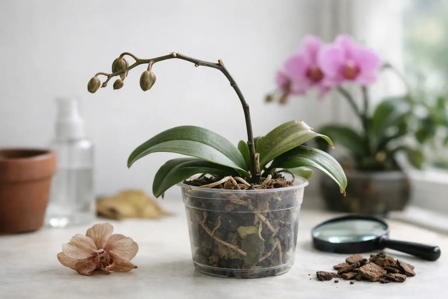 Por qué mi orquídea no florece: causas reales